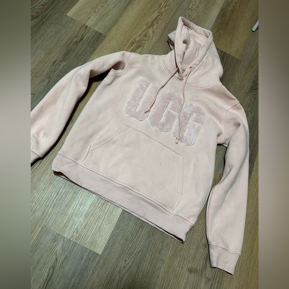 UGG Women's Blush Pink Logo Hoodie
